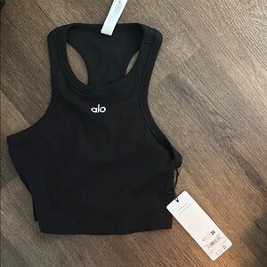 Alo Black Tank Top